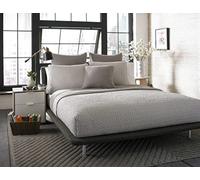 City Scene Ville Laisse Vison Coton Parure de lit 1 Personne, Vison, Full/Queen