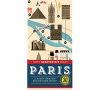 City Scratch-Off Map Paris: A Sight-Seeing Scavenger Hunt, Includes 30 Landmarks