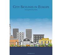 City Skylines in Europe Coloring Book for Adults