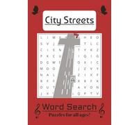 City Street Word Search: Word Searches with Easy to Read Print about City's, City Streets, Urban Areas and More | 6x9 inches, 110 Pages | 50+ Puzzles ... Gifts for Vacations, Holidays, and Downtime