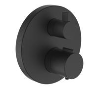 City therm mitigeur thermostatique encastré bain douche façade noir mat - LAUFEN HF905475428000
