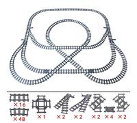 City Train Flexible Tracks For Kids,Soft Straight,Curved R64.Switch Importer Nights,Creative Models Tailways Toys,Gifts,New - Type Train Tracks 13