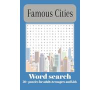 City Word Search Puzzle Book: 50+ Fun Puzzles | 6x9 Inches, 110 Pages | Discover Famous Cities Around the World