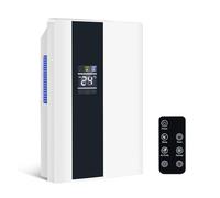 CITYBEE Deshumidificateur d Air Électrique 2000ml, Dehumidificateurs Maison Silencieux Anti Moisissure Minuteur 24H Nettoyage UV, Mode Sommeil Dehumidifier Salles de Bain pour Chambre Armoire (Blanc)
