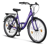 Citybike - CHILLAXX Strada - 26 pouces 21 vitesses - Violet - V-Bremse
