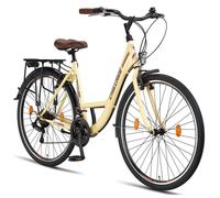Citybike - CHILLAXX Strada - 28 pouces 21 vitesses - Beige - V-Bremse