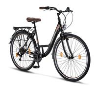 Citybike - CHILLAXX Strada - 28 pouces 21 vitesses - Noir - V-Bremse