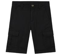 CityComfort Bermuda Cargo Enfant - Short Garçon avec Poches (Noir, 9-10 Ans