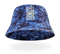 CityComfort Bob Chapeau Enfant Ado Garcon Fille Chapeau Soleil Casquette Mode Gaming Accessoires Plage Anti UV Cadeau pour Gamer (Bleu)