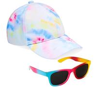 CityComfort Casquette Enfant Fille - Ensemble Casquette de Baseball et Lunettes de Soleil Enfant Fille, Taille Unique (Multicolore)