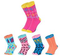 CityComfort Chaussette Femme, Veau Longueur Colorée Chaussettes Drole, Paquet 5 (Multi Mum)