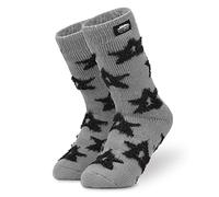 CityComfort Chaussettes Antidérapantes Femme Hiver Chaussettes Chaudes Femme Ado Épaisse et Moelleuse Idée Cadeau pour Elle (Noir étoile)