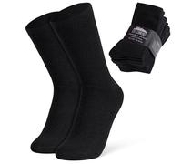 CityComfort Chaussettes Femme Sport et Douillette Chaussettes Chaudes Respirantes Multipack Idée Cadeau Femme et Ado (Noir-Lot de 12)