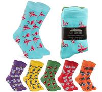 CityComfort Chaussettes Femme Sport et Douillette Chaussettes Chaudes Respirantes Multipack Idée Cadeau Femme et Ado (Multi Animal-Lot de 6)