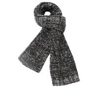 CityComfort Echarpe Homme Hiver Chaude Écharpe pour Hommes Vogue Automne Maille Laine (Taille unique, Noir)