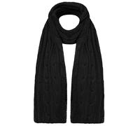 CityComfort Écharpe Tricotée Homme - Écharpe Chaude pour l'Hiver - Cadeau Homme (Noir)