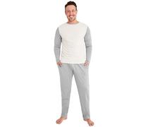 CityComfort Long Pyjama Homme et Ado 2 Pièces Pijama Set - Cadeau Homme (Gris, M)