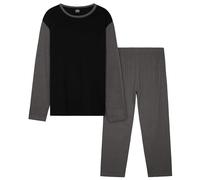 CityComfort Long Pyjama Homme et Ado 2 Pièces Pijama Set - Cadeau Homme (Noir, 2XL)