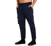 CityComfort Pantalon Jogging Homme Cargo avec 4 Poches, Vêtements de Sport Décontractés - Cadeau pour Homme (Marine, S)