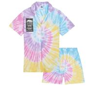 CityComfort Pyjama Fille Ado Ensemble Pyjama Été Doux Respirant Chemise de Nuit Manche Courte Boutonné et Short Fille Cadeau pour Elle (13-14 Ans, Multi)