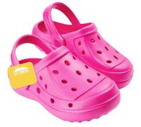 CityComfort Sabots Enfant Fille Chaussures de Jardin Été Tie Dye avec Bride Sabots Enfant Plage Piscine Intérieur (34/35 EU, Fuchsia Néon)