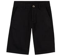 CityComfort Short Enfant Garçon 4 à 14 Ans, Bermuda Short Coton avec Poches, Short Chino Enfant, Vêtements Été Cadeau Enfant (Noir, 7-8 Ans)