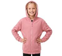 CityComfort Sweat à Capuche Enfant Zippé Veste Polaire Doublée Hoodie Pull Polaire Zippé Veste Fourrée Blouson Doublé Vêtement Hiver Chaud Enfant Ado 5-15 Ans (Gris foncé, 5-6 Ans)