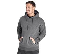CityComfort Sweat Homme Uni - Sweats à Capuche Homme (L, Gris foncé)