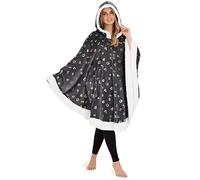 CityComfort Sweat - Pull Plaid Femme en Polaire - Plaid Manches Femme (Gris Or Rose, Taille Unique)