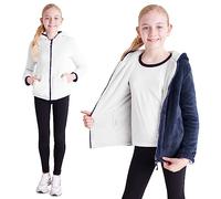 CityComfort Sweat Zippé Enfant, Polaire Chaude Réversible Garcon Fille 5-14 Ans (as4, Age, 13_Years, 14_Years, Regular, Navy)