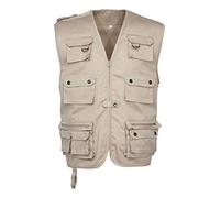 Cityguard - Gilet Reporter uni Kaki Cityguard-S
