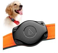 Citymore Lot de 1 support étanche IPX8 pour collier de chien en fibre de carbone ultra sécurisé qui ne déhisce jamais l'étui Apple Airtag s'adapte à toutes les largeurs de colliers pour chiens et