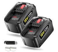 CITYORK 2X 5500mAh 18V Batterie pour Bosch PBA PSB PSR, pour 18V Green Tools House & Garden & Gardena Gloria 18VSystem AL1880CV AL1810CV AL18815CV AL1830CV (Pas pour la série Bosch Unlimited)