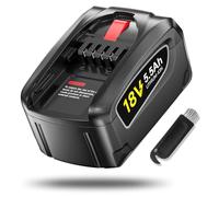 CITYORK 5500mAh 18V Batterie de Rechange pour Bosch PBA PSB PSR, pour 18V Outils Green Maison & Jardin 18VSystem AL1880CV AL1810CV AL18815CV AL1830CV (Non avec la série Bosch Unlimited)