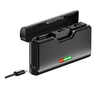 CITYORK Chargeur 3 emplacements et 3 Batteries 2000 mAh compatibles avec .Go-Pro. Hero 12/11/10/9, Batterie de Rechange pour Go-Pro. Hero 12 11 10 9, kit d'accessoires avec écran LCD et câble USB