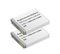 CITYORK Lot de 2 batteries NB-6L NB-6LH avec Power-Shot SX710 HS, SX700 HS, SX540 HS, SX530 HS, SX520 HS, SX510 HS, SX500 HS, SX280 HS, SX270 HS, SX280 HS, SX260 HS