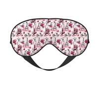 Cityscape Paris Tour Eiffel France Impression Doux Double Usage Blocs de Sommeil Lumière Efficacité Occultant Masque pour les Yeux pour Dormir