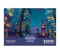 Cityscape Puzzle Adulte 1000 Défis (Niveau Avancé) Beaux paysages De Qualité Supérieure - Le Challenge des Puzzles Difficiles, pour Homme, Femme Et Un Public 14+ 52x38cm/1000pcs