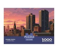 Cityscape Puzzle Adulte 1000 Défis (Niveau Avancé) Beaux paysages L'Excellence des Puzzles Ardus - Adapté Aux Hommes, Aux Femmes Et À Tous À Partir De 14 Ans 52x38cm/1000pcs