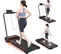 CITYSPORTS Tapis de course électrique pliable WP3, tapis de course avec bras, Bluetooth et freinage d'urgence, vitesse MAX. 12 km/h
