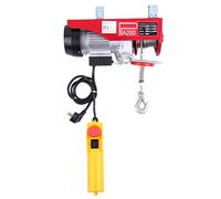 CITZOOSARL Palan électrique 220V, 100/200kg Crochet Robuste en Acier Au Manganèse, Treuil à Câble Ascenseur de levage pour Garage Auto Boutique Aérien Ascenseur