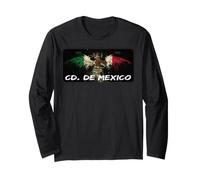 Ciudad de México License Plate Souvenir Mexican Funny Manche Longue