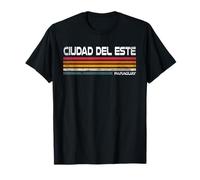 Ciudad Del Este Paraguay Design rétro T-Shirt