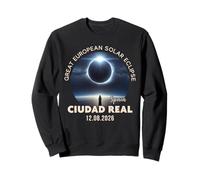 Ciudad Real, Spain Great European Solar Eclipse 2026 Sweatshirt