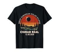 Ciudad Real, Spain Great European Solar Eclipse 2026 T-Shirt