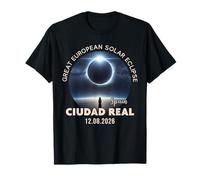 Ciudad Real, Spain Great European Solar Eclipse 2026 T-Shirt