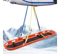 Civière de panier de sauvetage amovible avec bride de levage pour le transport d'urgence des patients dans les opérations aériennes, maritimes et montagneuses