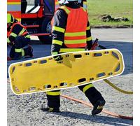 Civière de Pompier avec Planche Dorsale Flottante réglable pour Les secouristes et Panneau Dorsal moulé Monobloc pour Les Situations d'urgence.