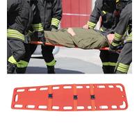 Civière de Pompier avec Planche Dorsale Flottante réglable pour Les secouristes et Panneau Dorsal moulé Monobloc pour Les Situations d'urgence.