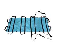 Civière de premiers secours médicale réglable et portable, support souple en toile épaisse for patients âgés paralysés pour les hôpitaux, les installations sportives et(Blue Upgrade 1.8M)